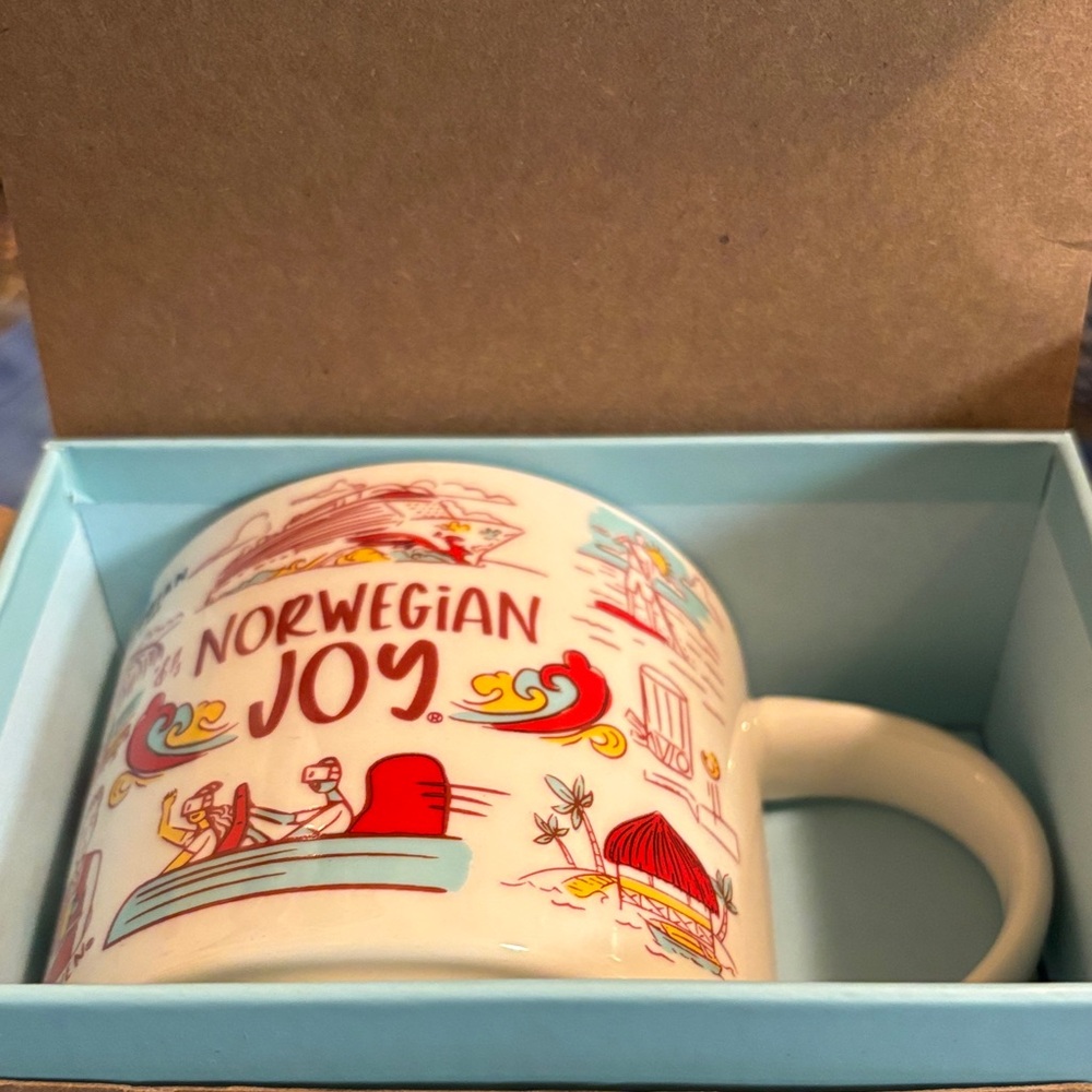 Starbucks Norwegian Joy Mug - Red and White